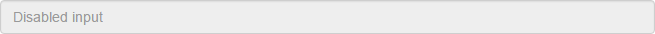 Bootstrap Disabled Inputs