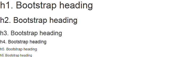 Bootstrap Headings