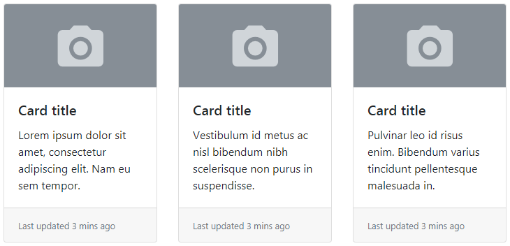 Bootstrap Card Deck