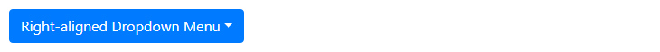 Bootstrap Right-aligned Dropdown Menus