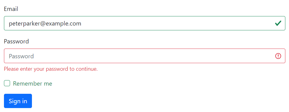 Bootstrap Form Validation