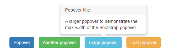 Bootstrap Popover